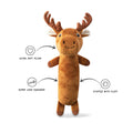Easily Amoosed Plush Dog Toy