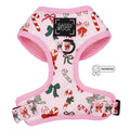 Dog Adjustable Harness - Candy Cane Coquette : Small