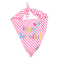 Happy Birthday Bandana: Pink / Small