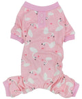 Pink Swan Pajama – Adorable & Snug Dog Outfit: M