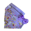 Tossed Bunnies, Lavender: Bow / M