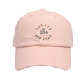 Hatphile Coffee and Dogs Embroidered Text Adjustable Fit 100% Cotton: Pink