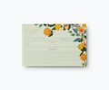 Pack of 12 Citrus Grove Recipe Card
