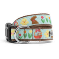 Hoppy Easter Collar: Blue / X Small