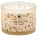 Love Dogs Candle
