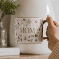 Floral Mom Coffee Mug - Home Decor & Gifts
