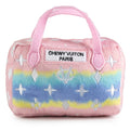 Pink Ombre Chewy Vuiton Handbag Squeaker Dog Toy